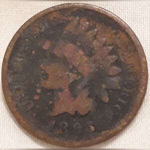 1893 Indian Head Copper Penny